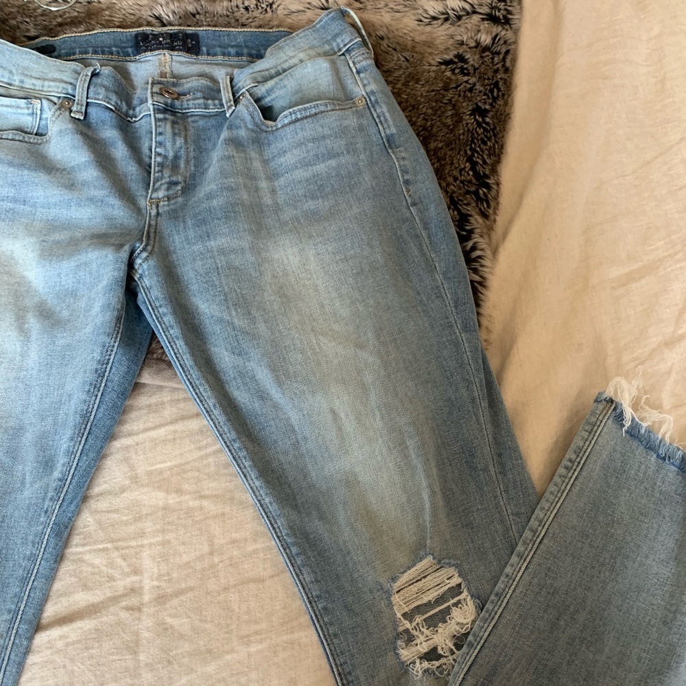 Lucky Brand Ripped Jeans Size 10 or 30